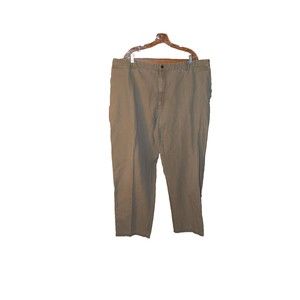 Columbia Brown Regular Fit Zip Pockets Straight Leg Pants Men's Size 46x31"